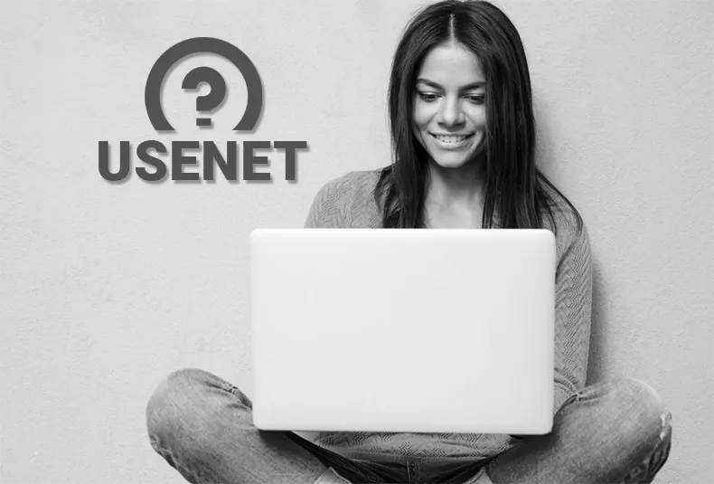 What is Usenet - woman using a laptop