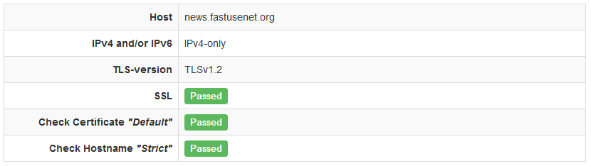 usenet verified ssl certificate